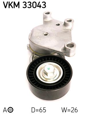 Tensioner Pulley, V-ribbed belt SKF VKM 33043
