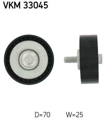 SKF VKM 33045 Deflection/Guide Pulley, V-ribbed belt