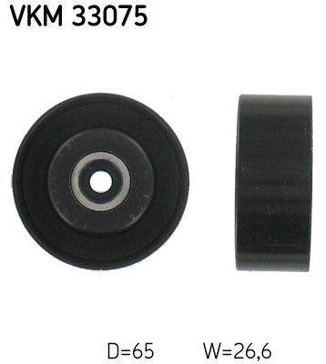 SKF VKM 33075 Deflection/Guide Pulley, V-ribbed belt