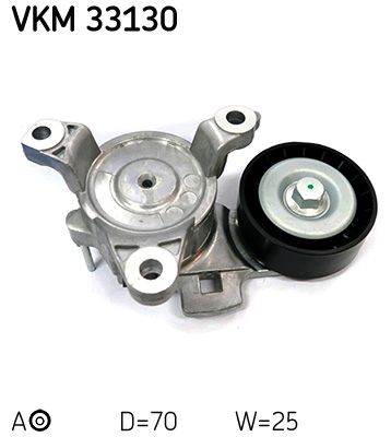 Tensioner Pulley, V-ribbed belt SKF VKM 33130