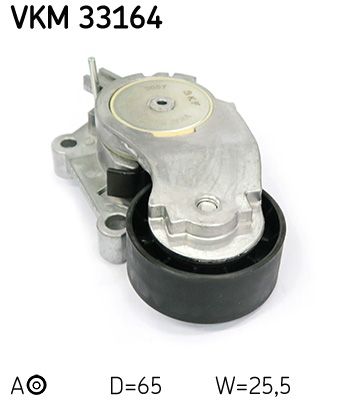 Tensioner Pulley, V-ribbed belt SKF VKM 33164