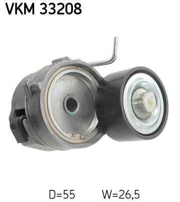 Tensioner Pulley, V-ribbed belt SKF VKM 33208