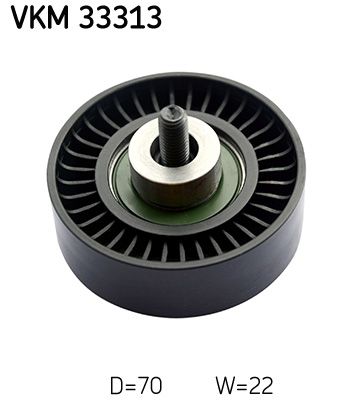 SKF VKM 33313 Deflection/Guide Pulley, V-ribbed belt