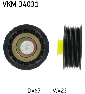 SKF VKM 34031 Deflection/Guide Pulley, V-ribbed belt