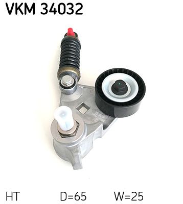 Tensioner Pulley, V-ribbed belt SKF VKM 34032