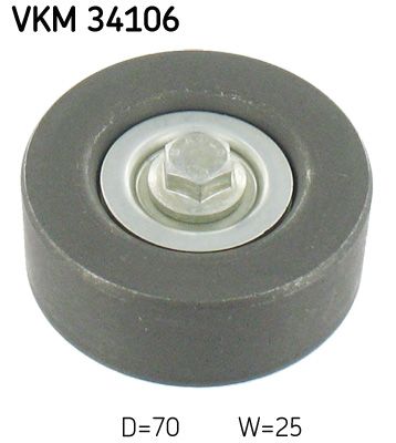 SKF VKM 34106 Deflection/Guide Pulley, V-ribbed belt
