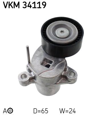 SKF VKM 34119 Tensioner Pulley, V-ribbed belt