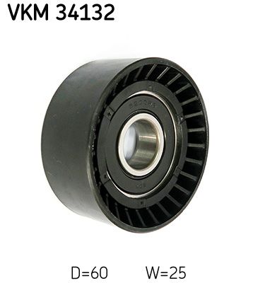 SKF VKM 34132 Deflection/Guide Pulley, V-ribbed belt
