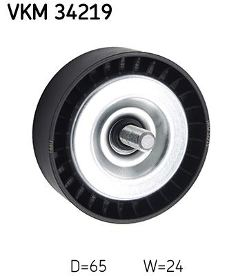 Deflection/Guide Pulley, V-ribbed belt SKF VKM 34219
