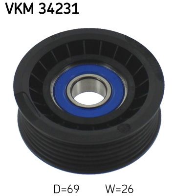 SKF VKM 34231 Deflection/Guide Pulley, V-ribbed belt