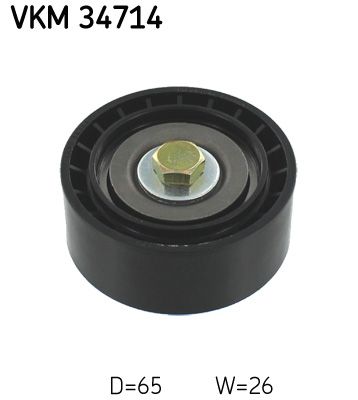 Deflection/Guide Pulley, V-ribbed belt SKF VKM 34714