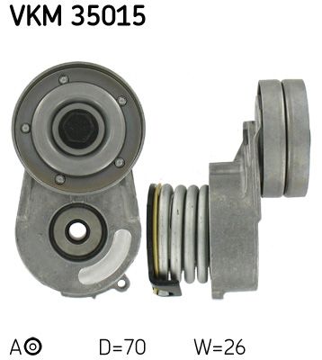 SKF VKM 35015 Tensioner Pulley, V-ribbed belt