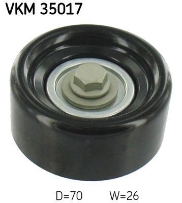 SKF VKM 35017 Deflection/Guide Pulley, V-ribbed belt