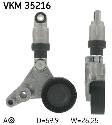 SKF VKM 35216 Tensioner Pulley, V-ribbed belt