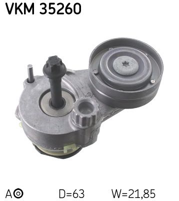 SKF VKM 35260 Tensioner Pulley, V-ribbed belt