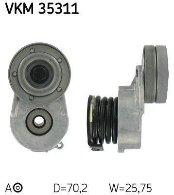 SKF VKM 35311 Tensioner Pulley, V-ribbed belt