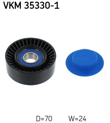 Deflection/Guide Pulley, V-ribbed belt SKF VKM 35330-1