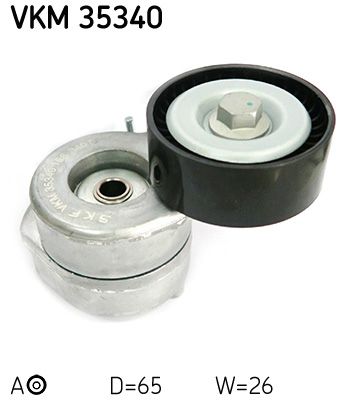 SKF VKM 35340 Tensioner Pulley, V-ribbed belt