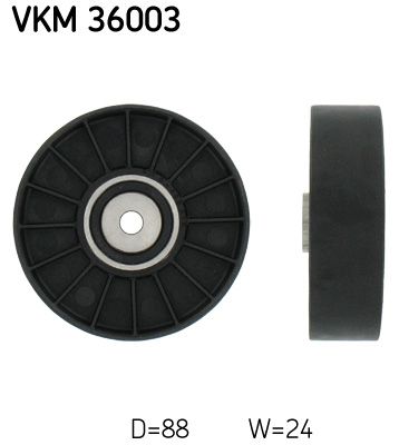 SKF VKM 36003 Deflection/Guide Pulley, V-ribbed belt