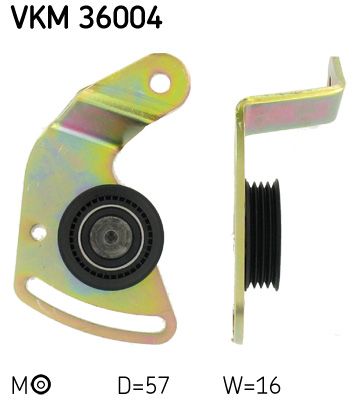 SKF VKM 36004 Tensioner Pulley, V-ribbed belt