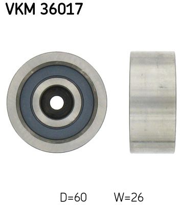 SKF VKM 36017 Deflection/Guide Pulley, V-ribbed belt