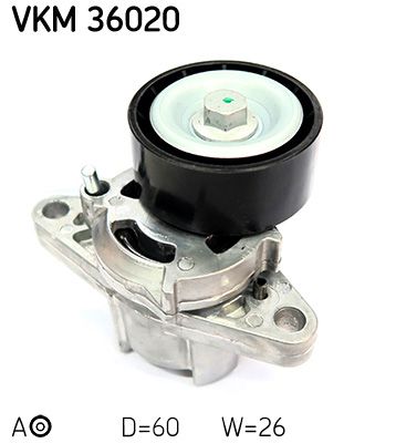 SKF VKM 36020 Tensioner Pulley, V-ribbed belt