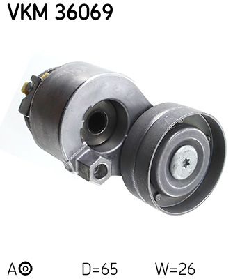 Tensioner Pulley, V-ribbed belt SKF VKM 36069