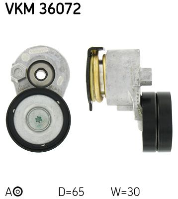 Tensioner Pulley, V-ribbed belt SKF VKM 36072