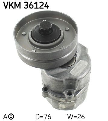 Tensioner Pulley, V-ribbed belt SKF VKM 36124