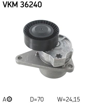 Tensioner Pulley, V-ribbed belt SKF VKM 36240