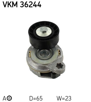Tensioner Pulley, V-ribbed belt SKF VKM 36244