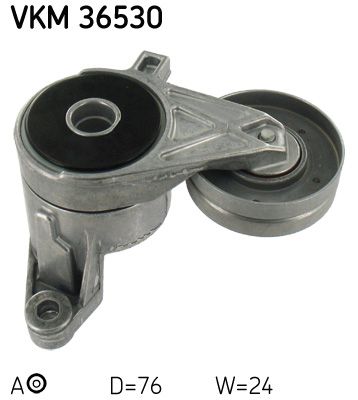 Tensioner Pulley, V-ribbed belt SKF VKM 36530
