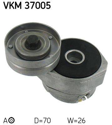 Tensioner Pulley, V-ribbed belt SKF VKM 37005