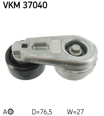 Tensioner Pulley, V-ribbed belt SKF VKM 37040