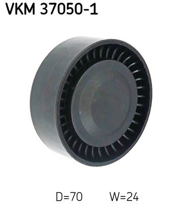 Deflection/Guide Pulley, V-ribbed belt SKF VKM 37050-1