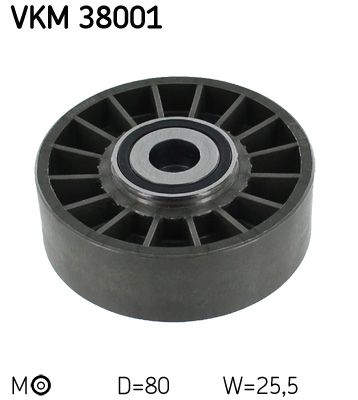 Tensioner Pulley, V-ribbed belt SKF VKM 38001