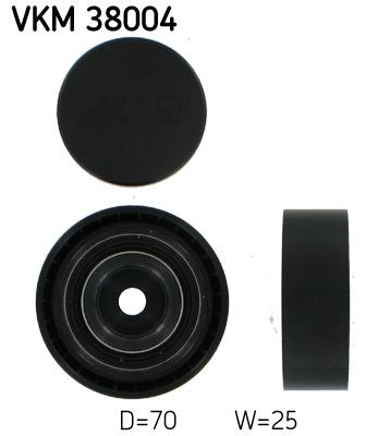 Deflection/Guide Pulley, V-ribbed belt SKF VKM 38004