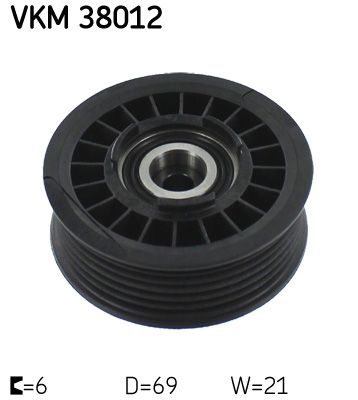 SKF VKM 38012 Deflection/Guide Pulley, V-ribbed belt