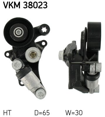 Tensioner Pulley, V-ribbed belt SKF VKM 38023