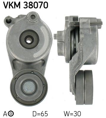 SKF VKM 38070 Tensioner Pulley, V-ribbed belt