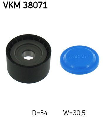 Deflection/Guide Pulley, V-ribbed belt SKF VKM 38071