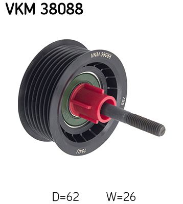 SKF VKM 38088 Deflection/Guide Pulley, V-ribbed belt
