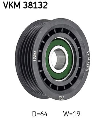 SKF VKM 38132 Deflection/Guide Pulley, V-ribbed belt