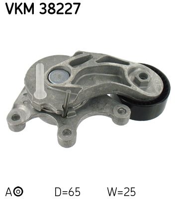 Tensioner Pulley, V-ribbed belt SKF VKM 38227