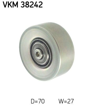 SKF VKM 38242 Deflection/Guide Pulley, V-ribbed belt