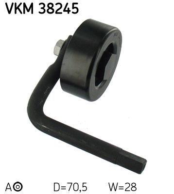 Tensioner Pulley, V-ribbed belt SKF VKM 38245