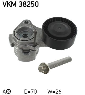 Tensioner Pulley, V-ribbed belt SKF VKM 38250