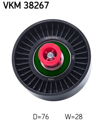 SKF VKM 38267 Deflection/Guide Pulley, V-ribbed belt