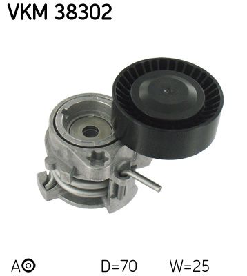 Tensioner Pulley, V-ribbed belt SKF VKM 38302