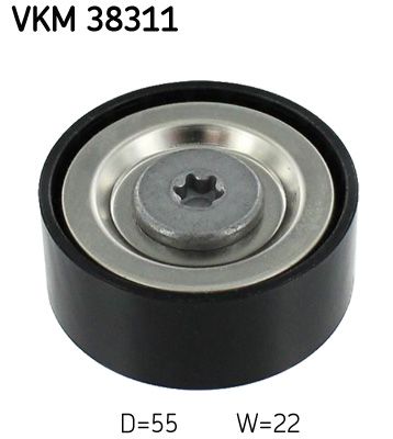 Deflection/Guide Pulley, V-ribbed belt SKF VKM 38311